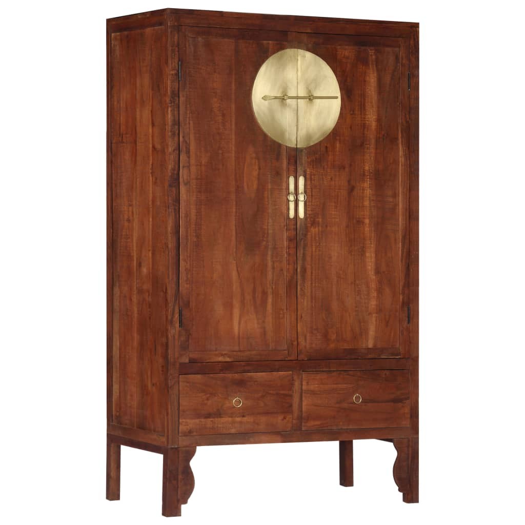 Wardrobe 100x50x175 cm Solid Acacia Wood